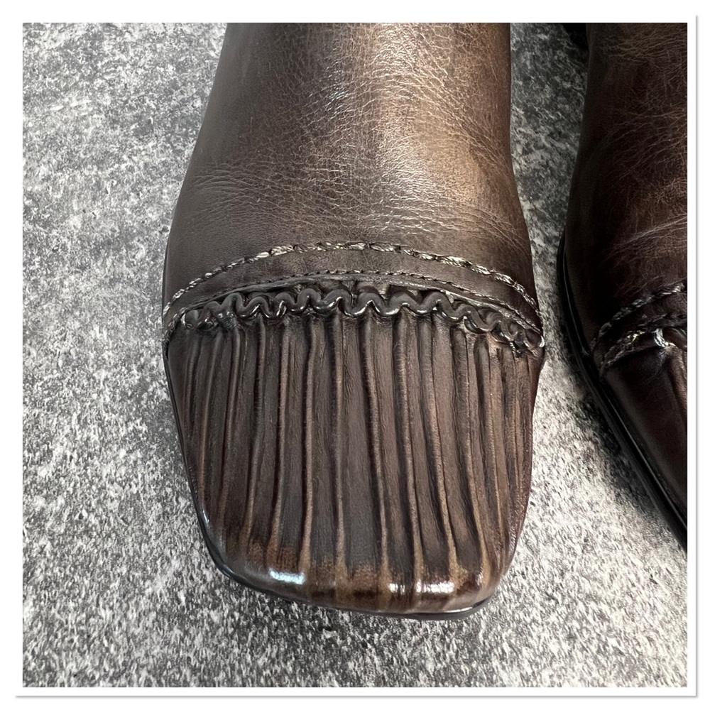 Marci Tozzi Women’s Leather Booties Sz EU37 - US 6 1/2 - Picture 3 of 11